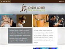 Tablet Screenshot of orangecountyfacialplasticsurgeon.com